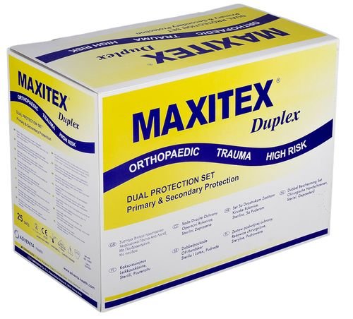 Maxitex Duplex OP-Handschuhe – gepudert – steril – 25 Sets